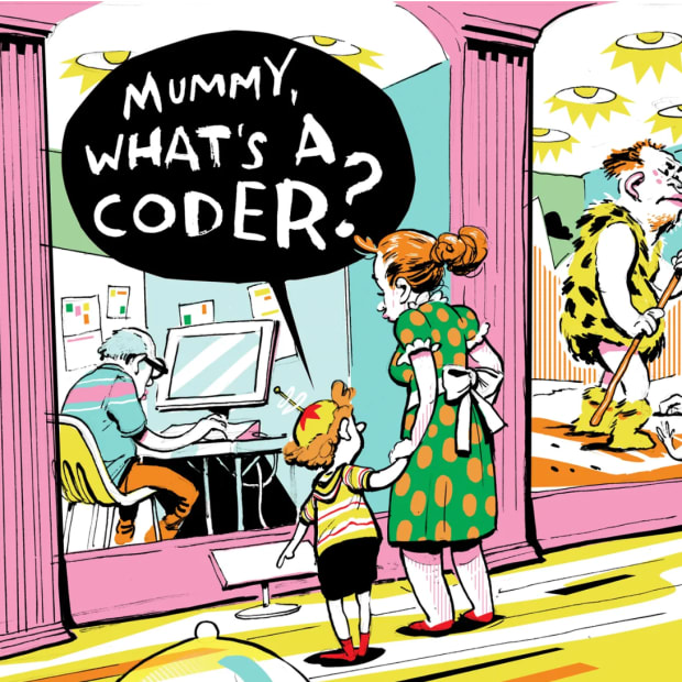 Mummy what's a coder